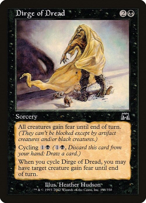 Dirge of Dread Card Front