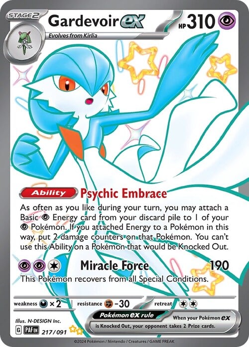 Gardevoir ex Card Front
