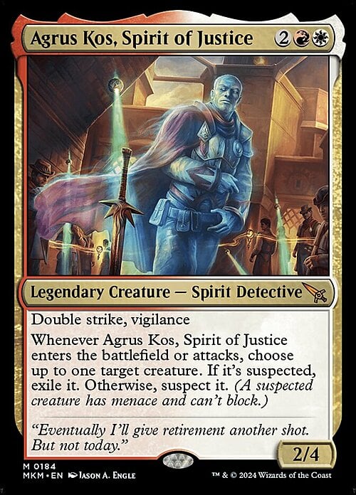 Agrus Kos, espíritu de la justicia Frente