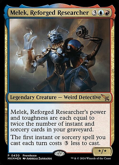 Melek, Reforged Researcher Frente