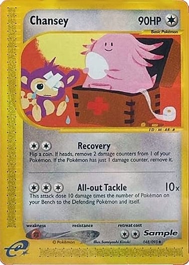 Chansey Card Front