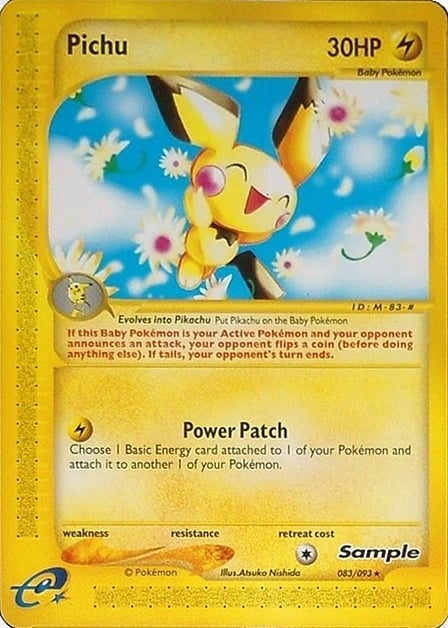 Pichu Card Front