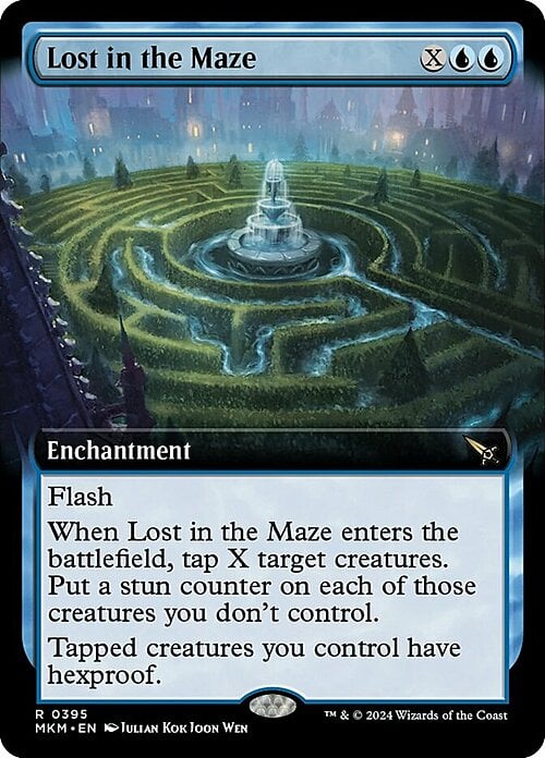 Lost in the Maze Card Front