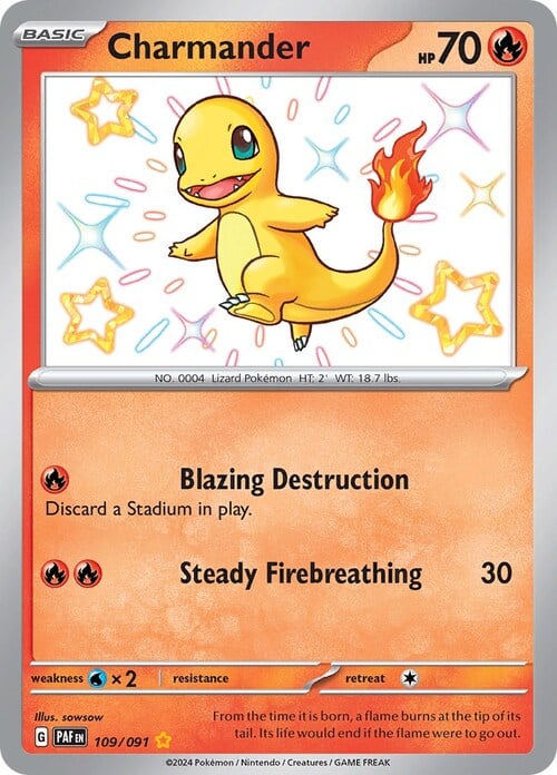 Charmander Card Front