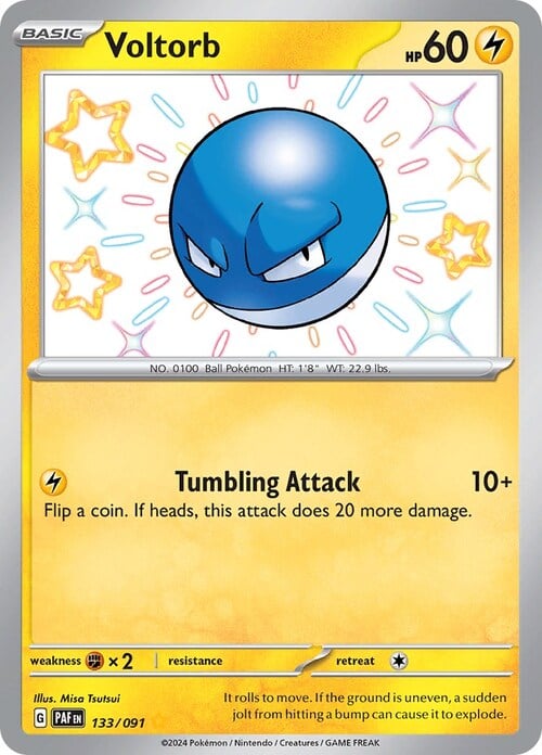 Voltorb Card Front