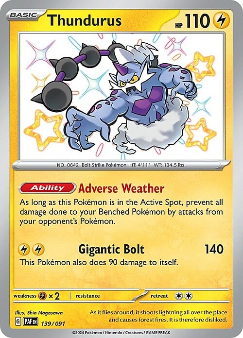 Thundurus Card Front