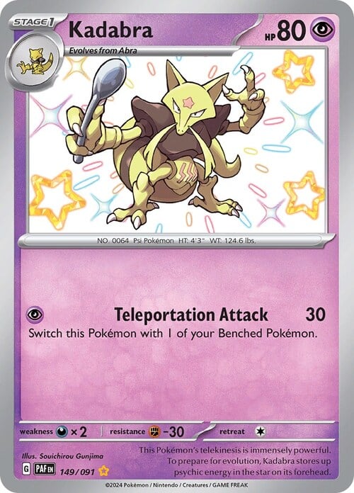Kadabra Card Front