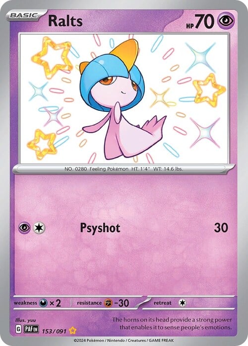 Ralts Card Front