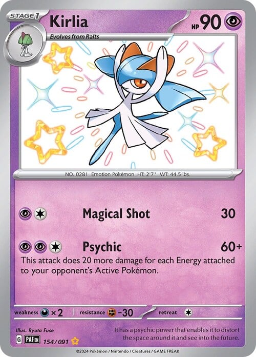 Kirlia Card Front