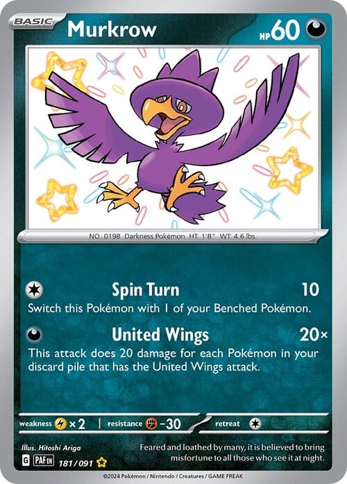 Murkrow Card Front