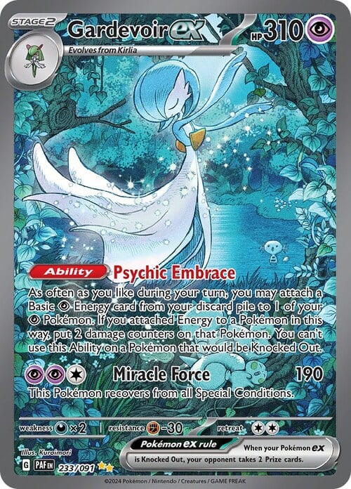 Gardevoir ex Card Front