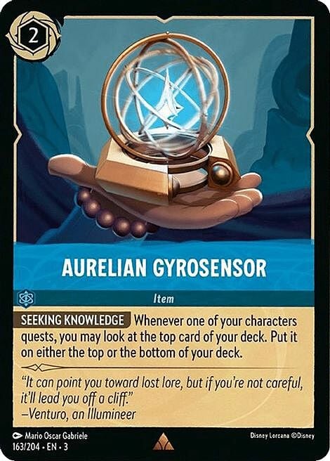 Aurelian Gyrosensor Card Front