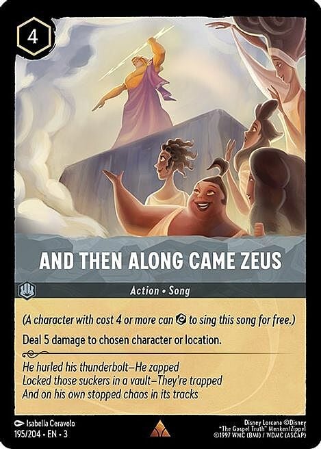 Ma Un Giorno Zeus Tornò Card Front