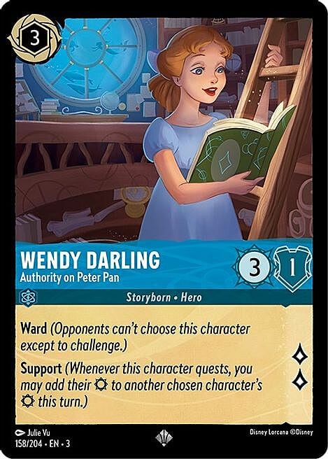 Wendy Darling - Authority on Peter Pan Card Front