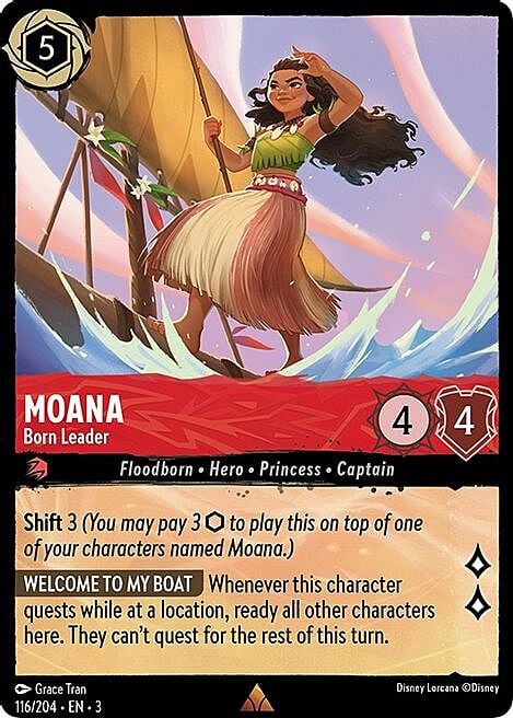 Vaiana - Leader Nata Card Front