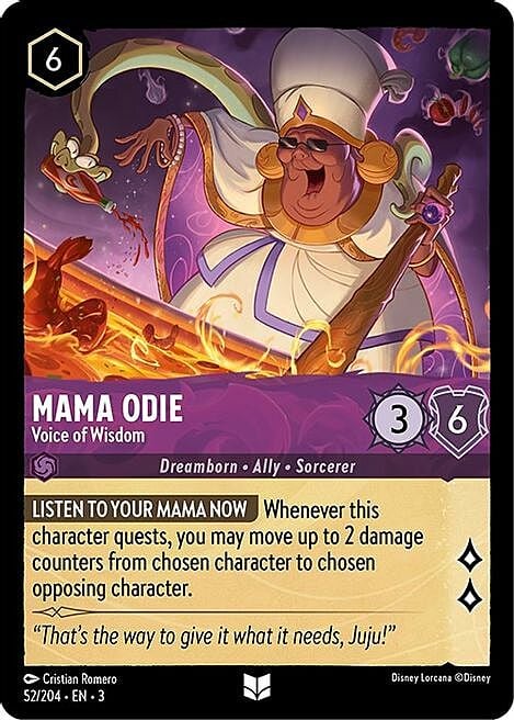 Mamma Odie - Voce della Saggezza Card Front