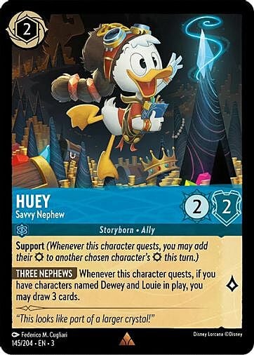 Huey - Savvy Nephew Card Front