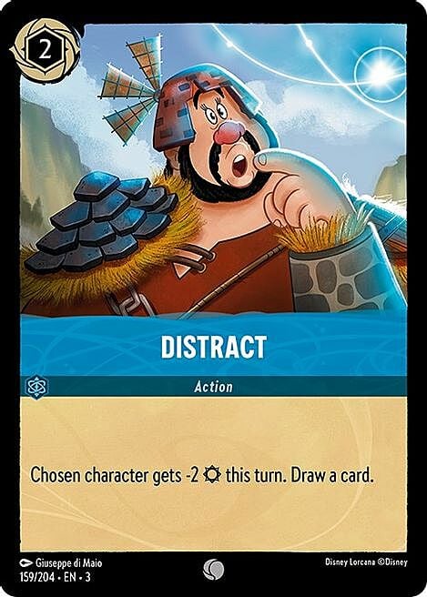 Distract Card Front