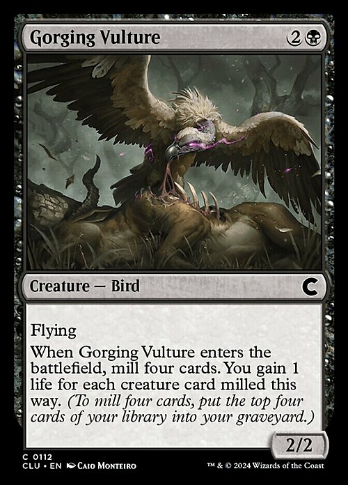 Avvoltoio Divoratore Card Front