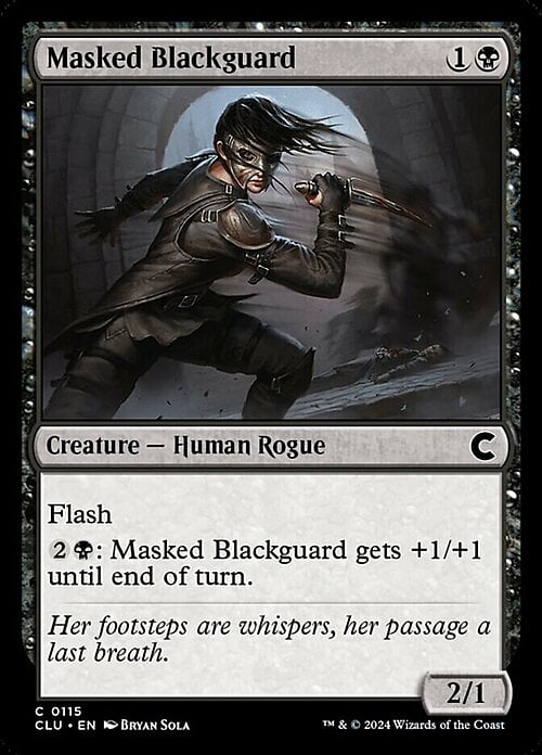 Masked Blackguard Card Front