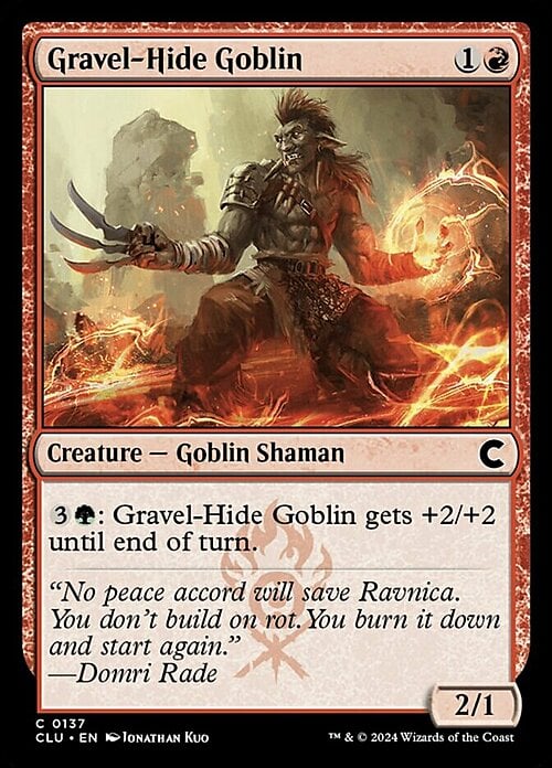 Goblin dalla Pelle di Ghiaia Card Front