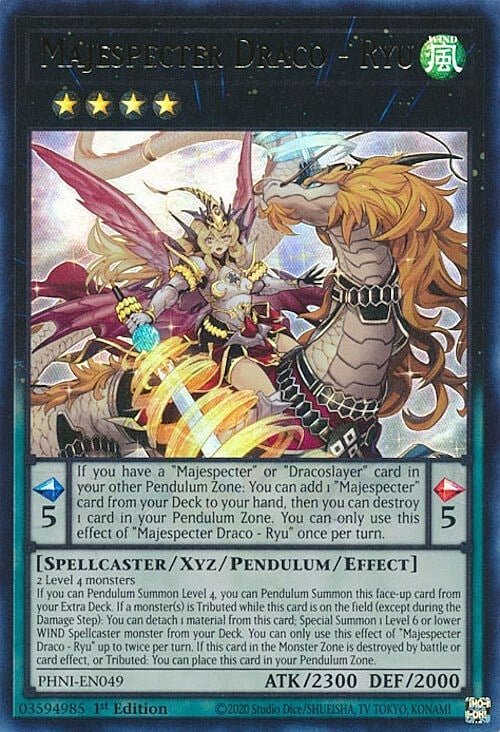 Majespecter Draco - Ryu Card Front