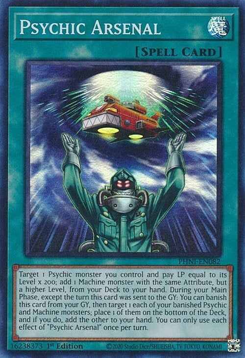 Psychic Arsenal Card Front