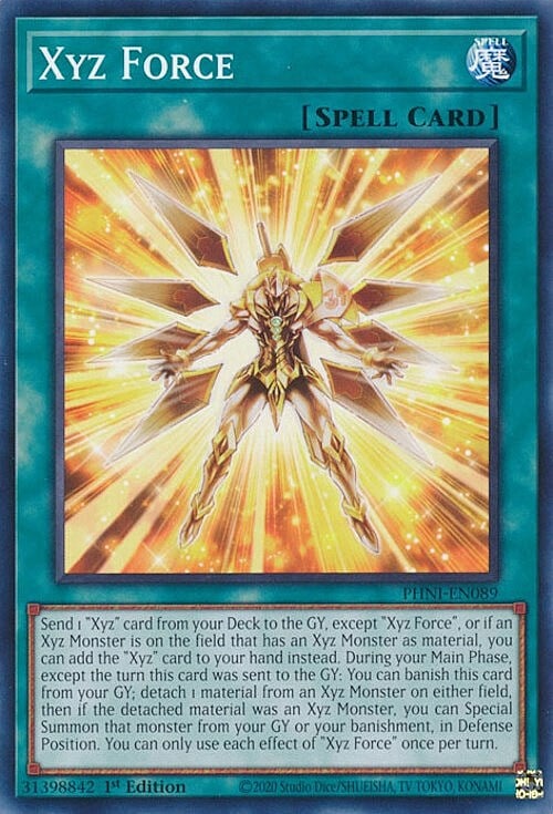 XYZ Force Card Front