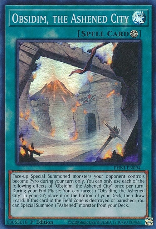 Obsidim, la Città Incenerita Card Front