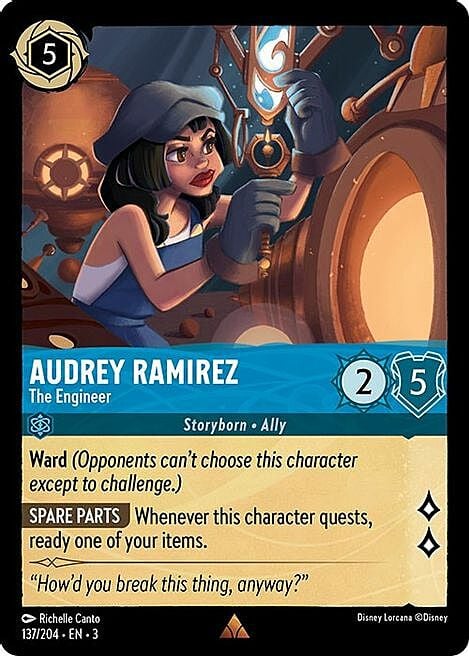 Audrey Ramirez - L'Ingegnere Card Front