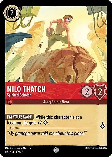 Milo Thatch - Spirited Scholar Frente