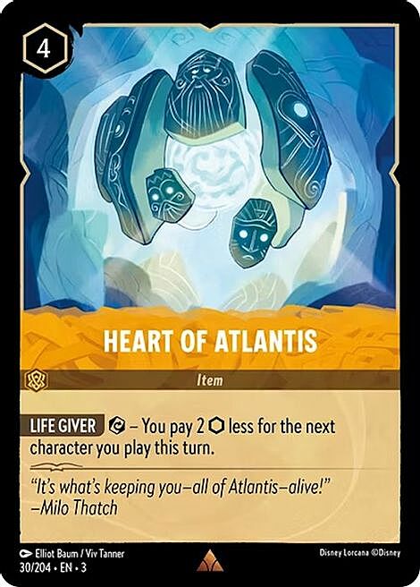 Il Cuore di Atlantide Card Front