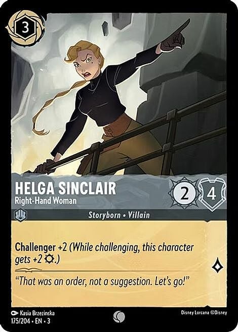 Helga Sinclair - Braccio Destro Card Front