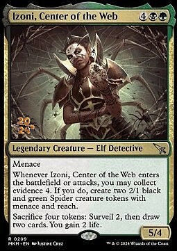 Izoni, Center of the Web Card Front