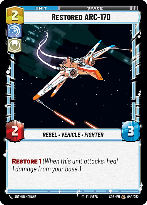 Restored ARC-170 Card Front