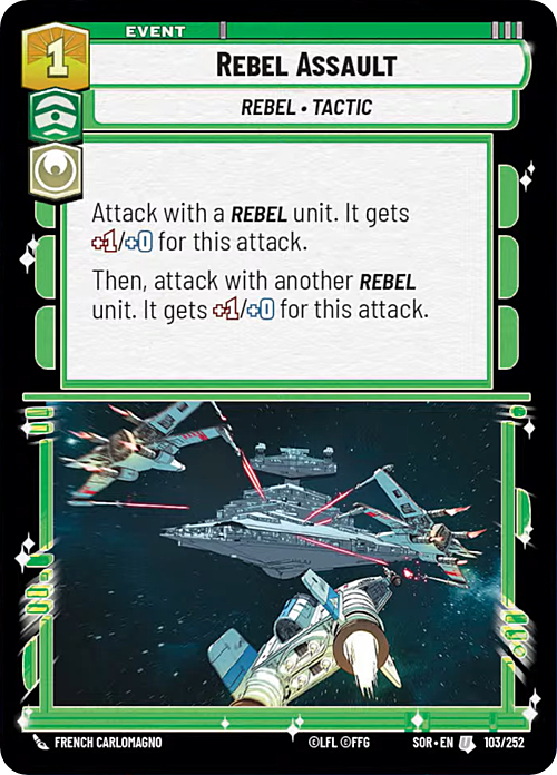 Rebel Assault Card Front