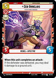 Zeb Orrelios, Guerriero Testardo