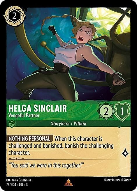 Helga Sinclair - Vengeful Partner Frente