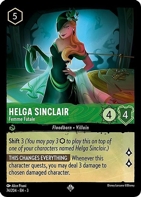 Helga Sinclair - Femme Fatale Frente