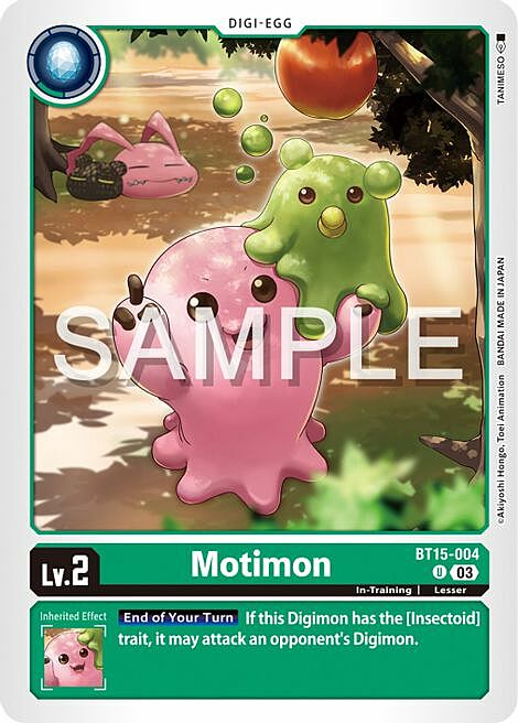 Motimon Card Front