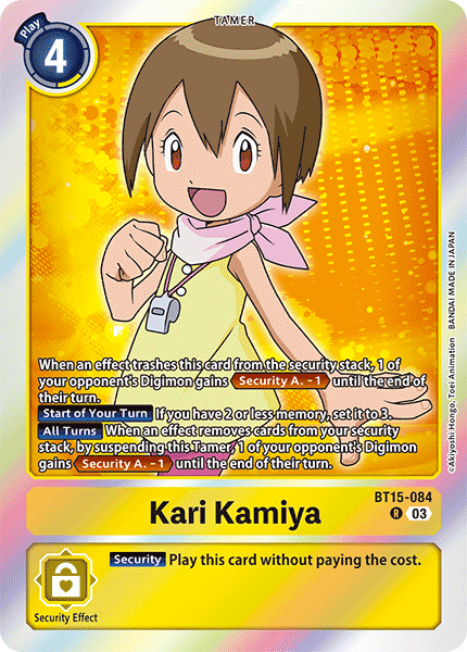 Kari Kamiya Card Front