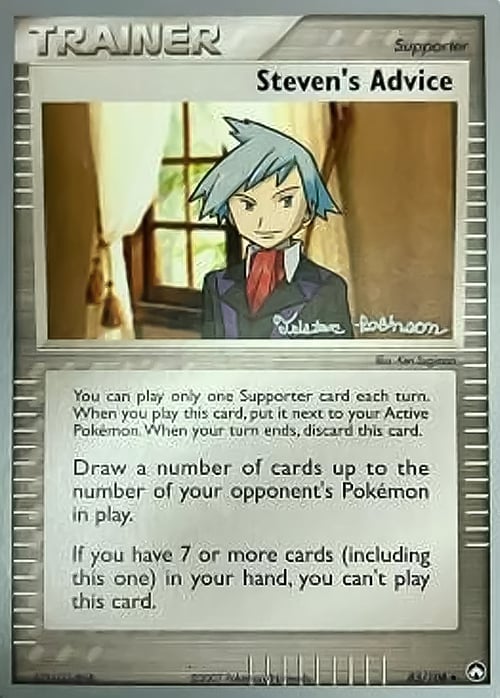 Steven's Advice Card Front