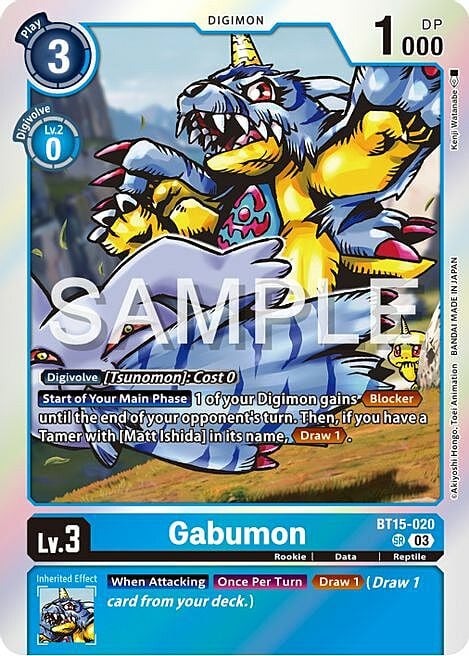 Gabumon Frente