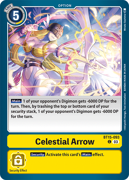 Celestial Arrow Card Front