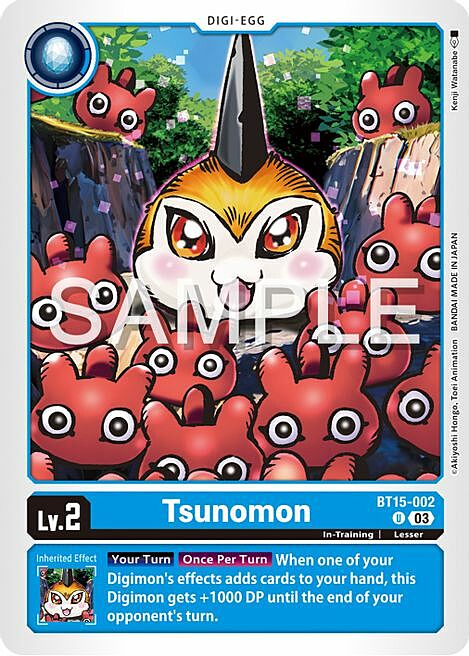 Tsunomon Card Front