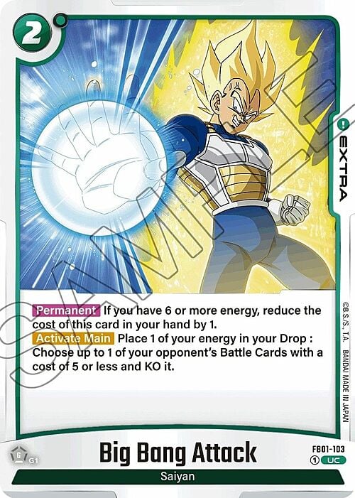 Big Bang Attack Card Front