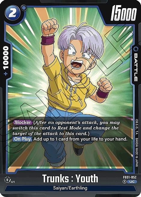 Trunks : Youth Frente