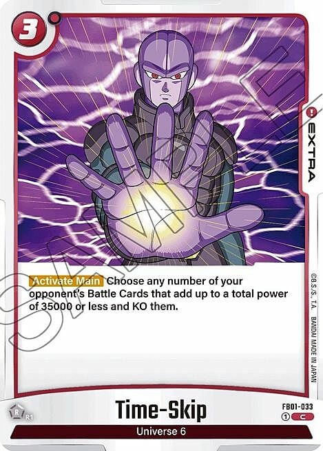 Time-Skip Card Front