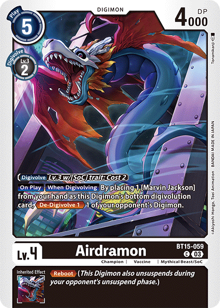 Airdramon Card Front