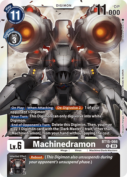 Machinedramon Card Front